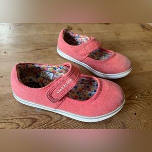 Livie & Luca Girls Ravine Denim Mary Jane Sneakers, Size 11